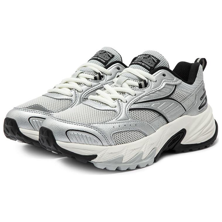 361° Slip Resistant Abrasion Resistant Low top Casual Running Shoes Women’s Silver Gray