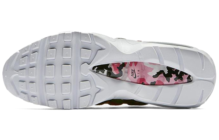 Кроссовки Nike Air Max 95 ERDL Party WHITE (бело-черно-сине-фиолетово-коричневые) — Белыйчёрныйсинийфиолетовыйкоричневый — фото 6