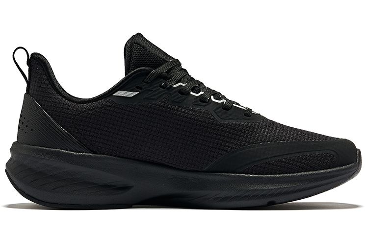 Erke Cushioning Breathable Cushioning Breathable Low top Running Shoes Women’s Jet Black