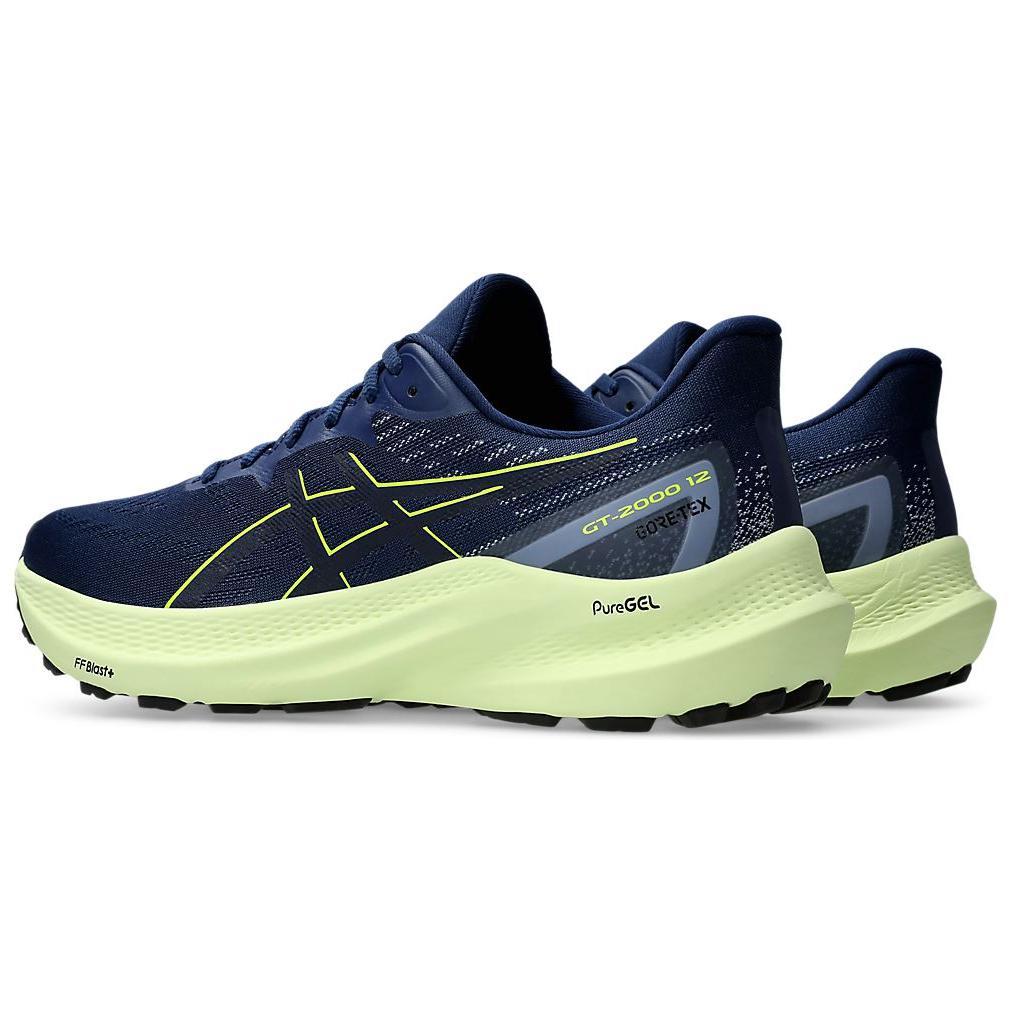 ASICS GT 2000 12 Gtx Blue Expanse Safety Yellow