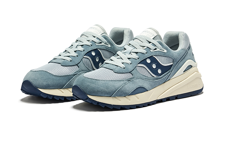 Saucony Shadow 6000 Casual Running Shoes Unisex Blue Gray