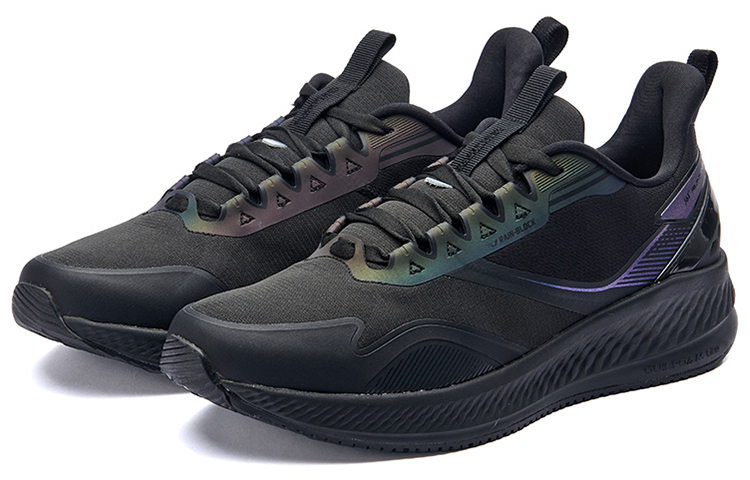 361° Cushioning, Wear Resistant Low top Running Shoes Men’s Obsidian Black Comfortable