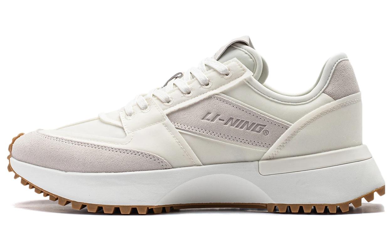 Li Ning 001 VNTG Lightweight Abrasion Resistant Low top Running Shoes Women’s White