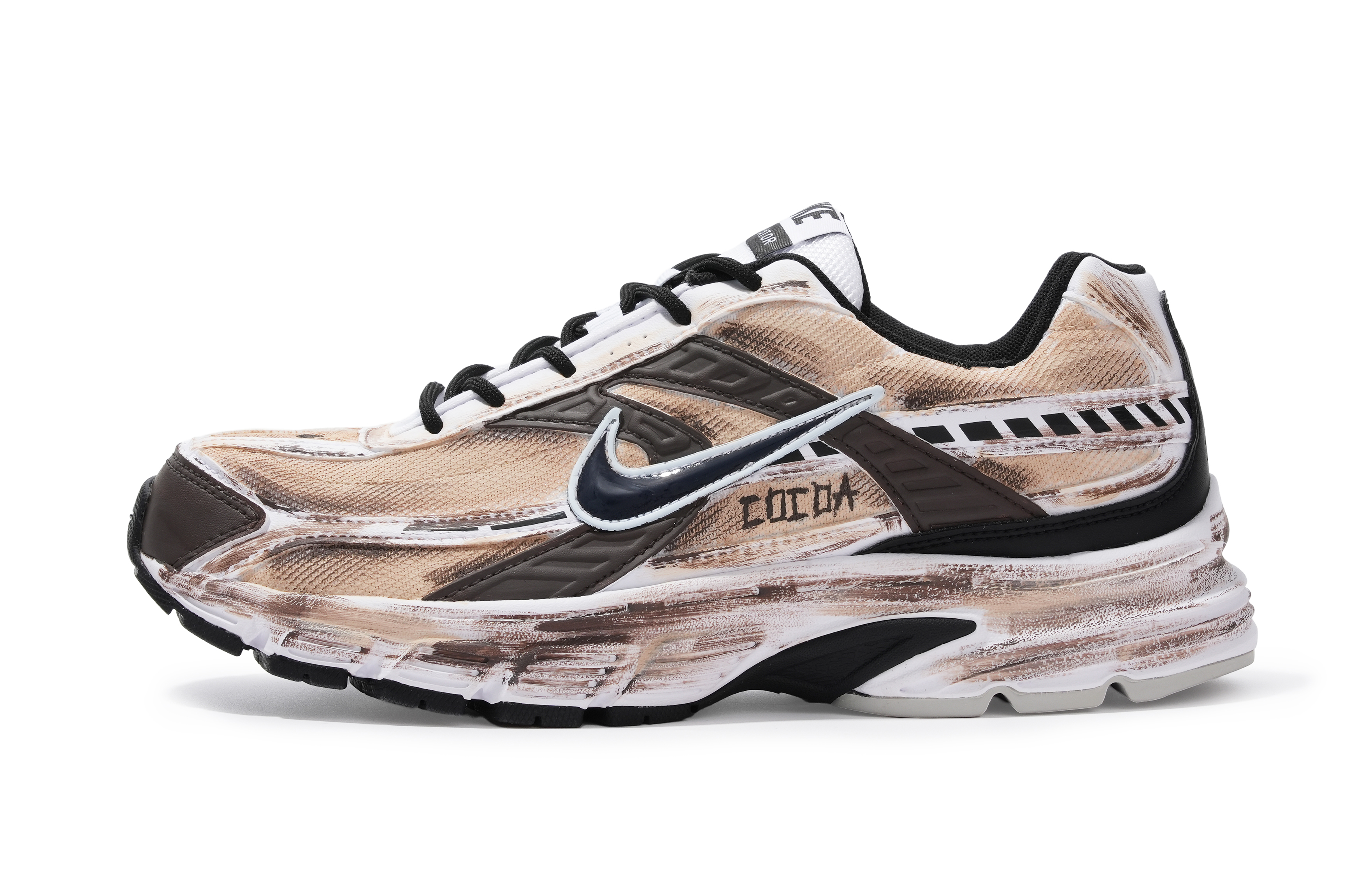Nike Initiator Abrasion Resistant Low top City Commuting Running Shoes Men’s White Yellow