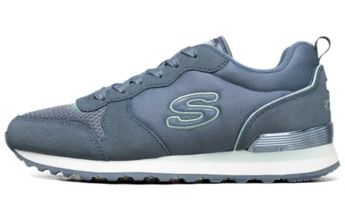 Skechers Running Shoes Women's Low Top Dark Gray Blue