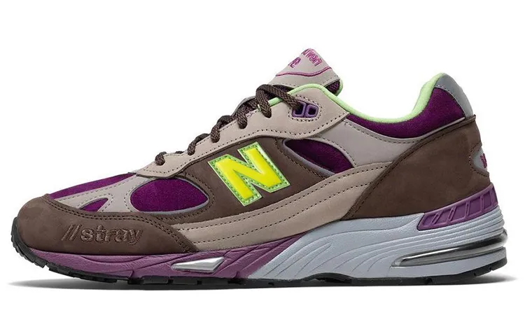 991 Stray Rats x 991 New Balance Made in England 'Purple Green'