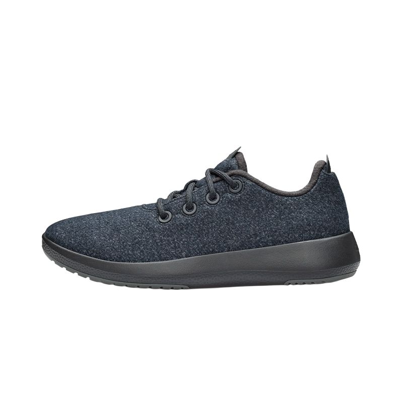 Allbirds Wool Runner Mizzles Cushioning Low top Running Shoes Women’s Natural Black