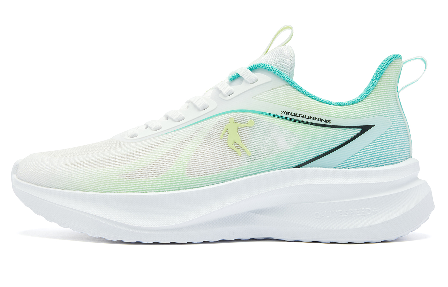QIAODAN Breeze 3 Mesh Low top Casual Training Running Shoes Men’s White Green
