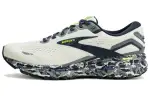 Brooks Ghost 15 Cushioning, Wear Resistant Low top Casual Running Shoes Men's Beige Gray