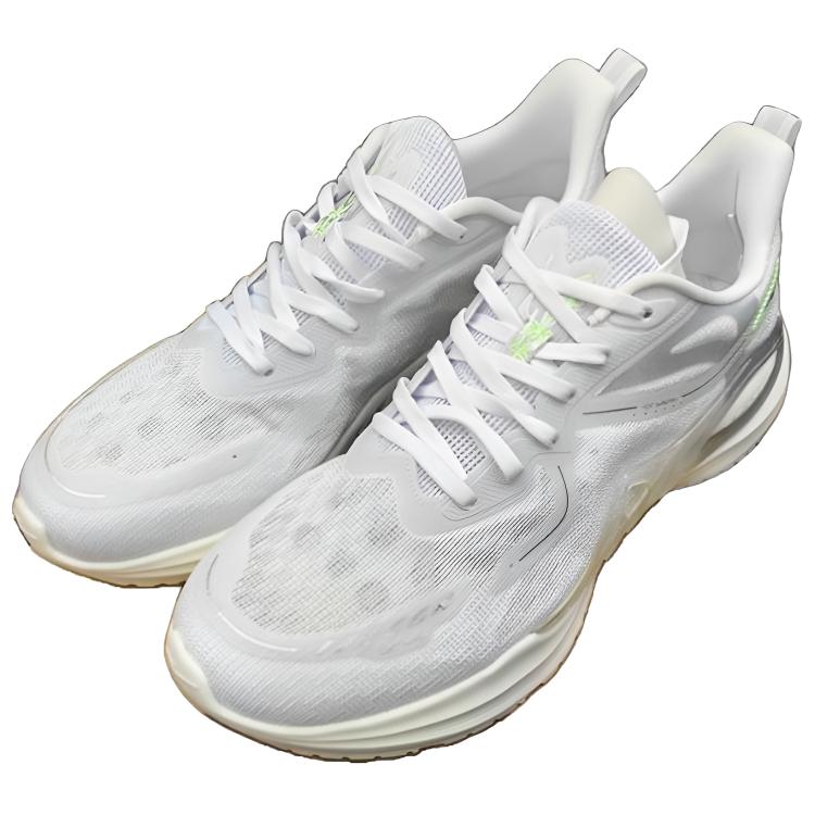 Erke Slip Resistant Abrasion Resistant Low top Casual Running Shoes Men’s White