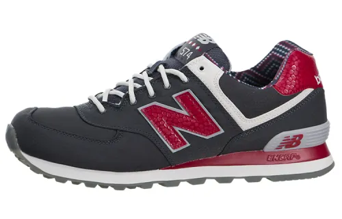 New Balance 574 Series Low Top Grey/Red