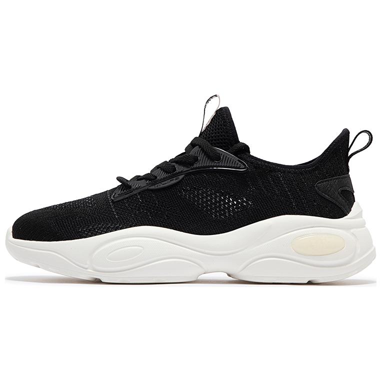 361° Cushioning Abrasion Resistant Cushioning, Wear Resistant Low top Casual Running Shoes Women’s Black White