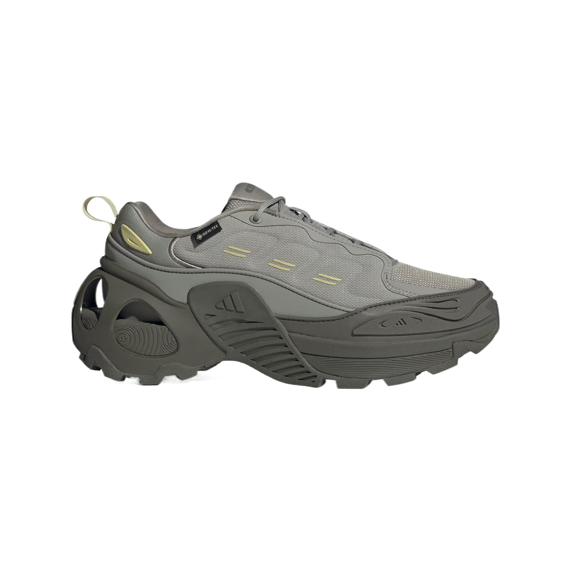 Adidas Wonder Runner Slip Resistant Low top Running Shoes Unisex Strata Olive Green Light Gold Pebble Silver Gray
