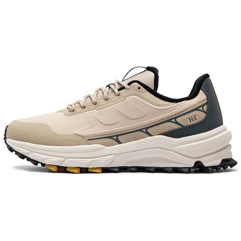 361° Rain Screen Cushioning Slip Resistant Abrasion Resistant Low top Running Shoes Men’s Beige Gray