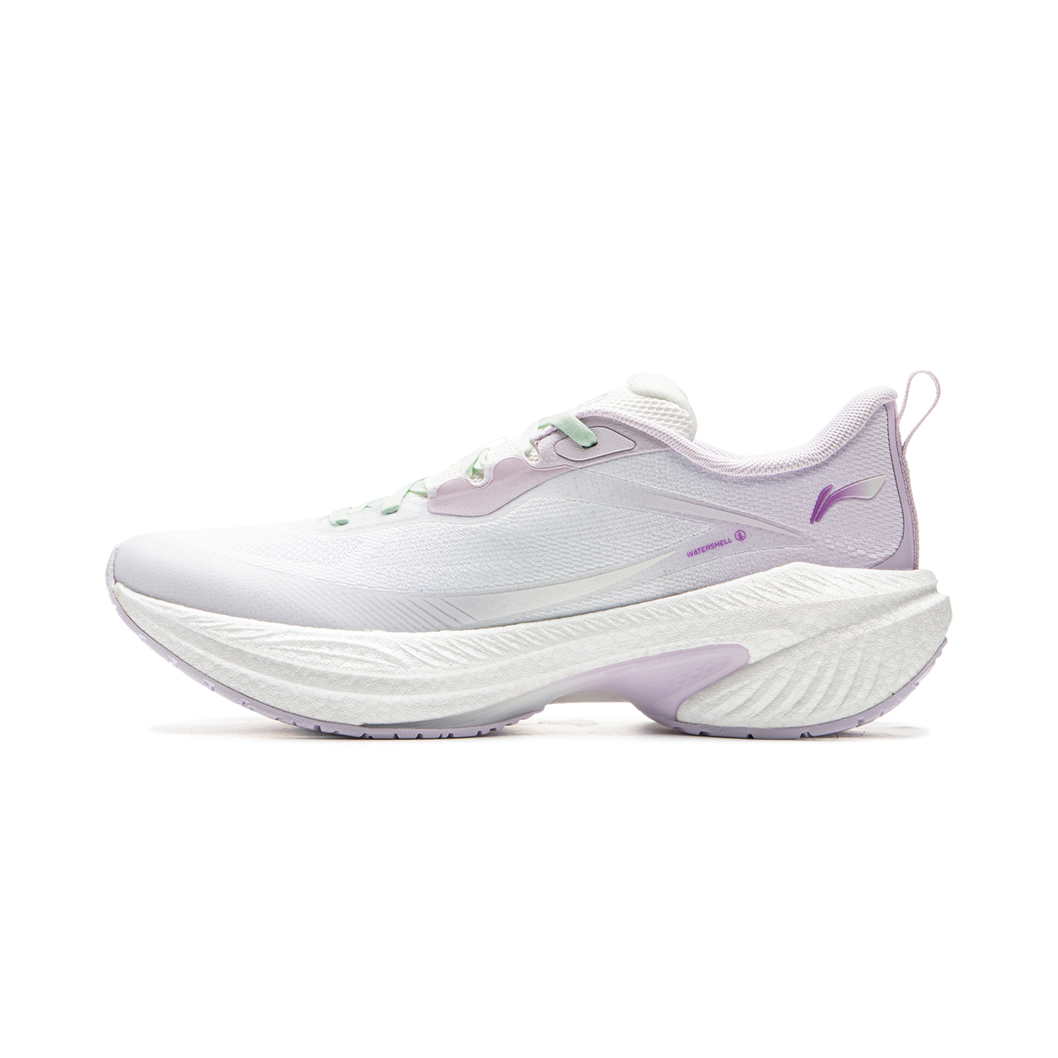 Li Ning Woshi 4.0 Protective Edition Running Shoes Women’s Low Top White Purple