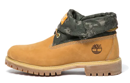 Timberland PREMIUM Abrasion Resistant Cushioning Ankle Length Outdoor Boots Unisex Yellow