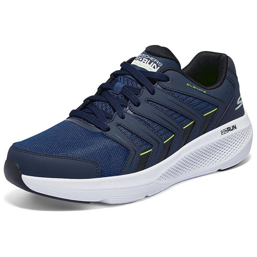 Skechers GO RUN Elevate Abrasion Resistant Breathable Low top Running Shoes Men’s Dark Blue