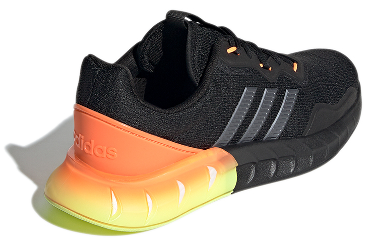 Мужские кроссовки adidas neo Kaptir Super (черно-оранжевые) — Чёрныйоранжевый — фото 4