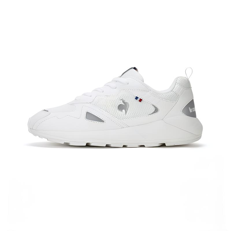 Le Coq Sportif Textile, Artificial Leather Lightweight Low top Running Shoes Unisex