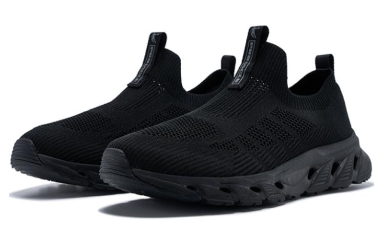 QIAODAN Running Shoes Men’s Low Top Black