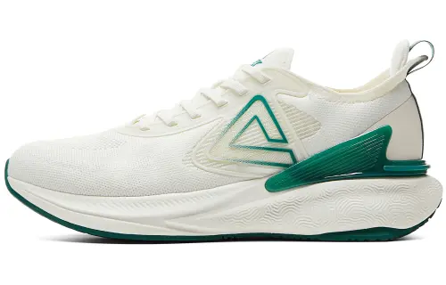PEAK Taichi 6.0 Versatile Cushioning Breathable Cushioning Breathable Low top Running Shoes Men's Beige White Green