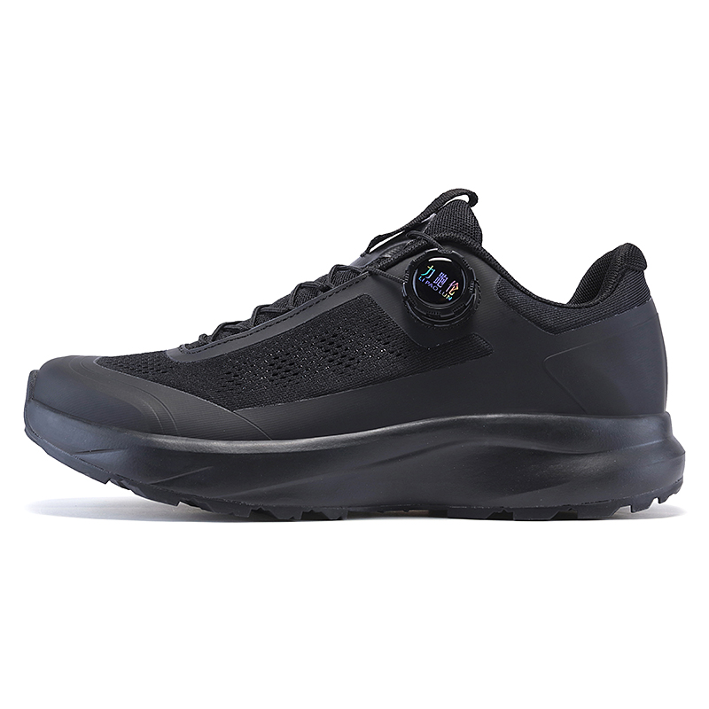 GQWE Slip Resistant, Abrasion Resistant, Waterproof Low top Outdoor Shoes Men’s Black