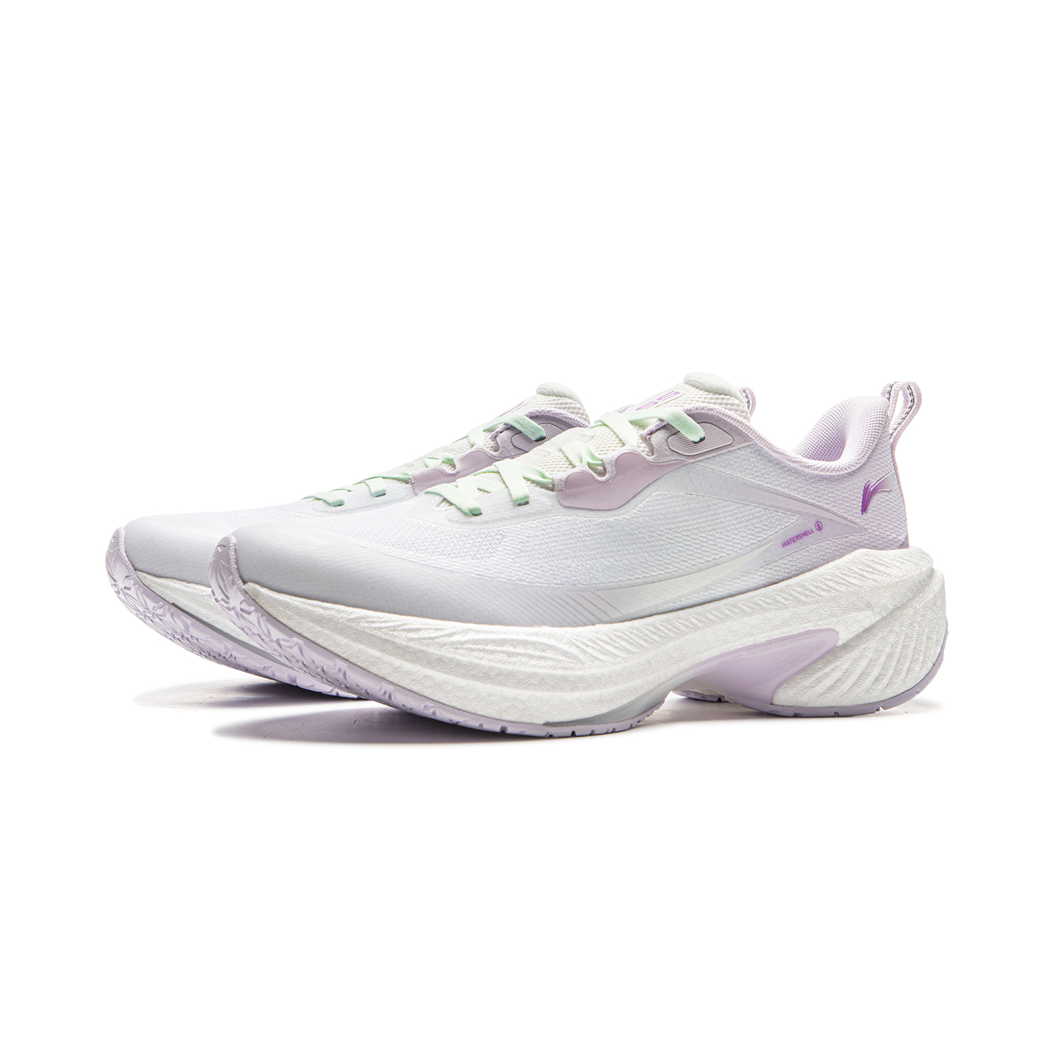 Li Ning Woshi 4.0 Protective Edition Running Shoes Women’s Low Top White Purple