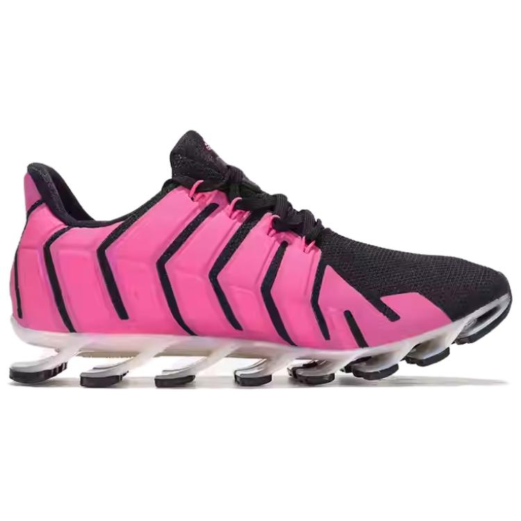 Adidas Springblade Pro Comfortable Slip Resistant Abrasion Resistant Low top Running Shoes Unisex Pink Black