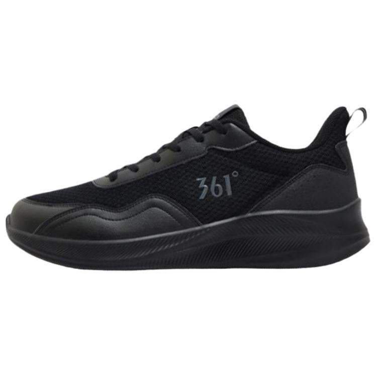 361° Slip Resistant Abrasion Resistant Low top Casual Running Shoes Men’s Obsidian Black