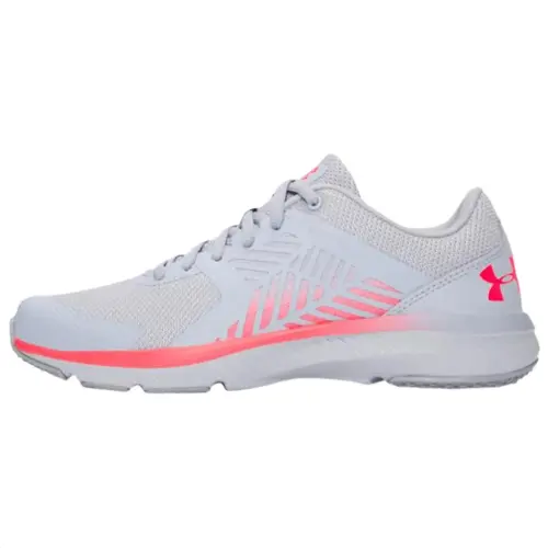 Under Armour Micro G Abrasion Resistant Low top Running Shoes Women's Gray Pink