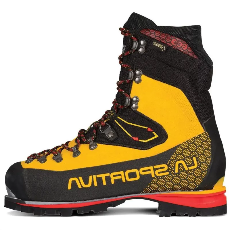 LA SPORTIVA Leather Outdoor Boots Unisex Yellow Black