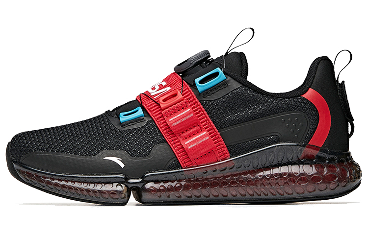 Anta Running Collection Full Length Air Cushion Low top Running Shoes Women’s Black Red