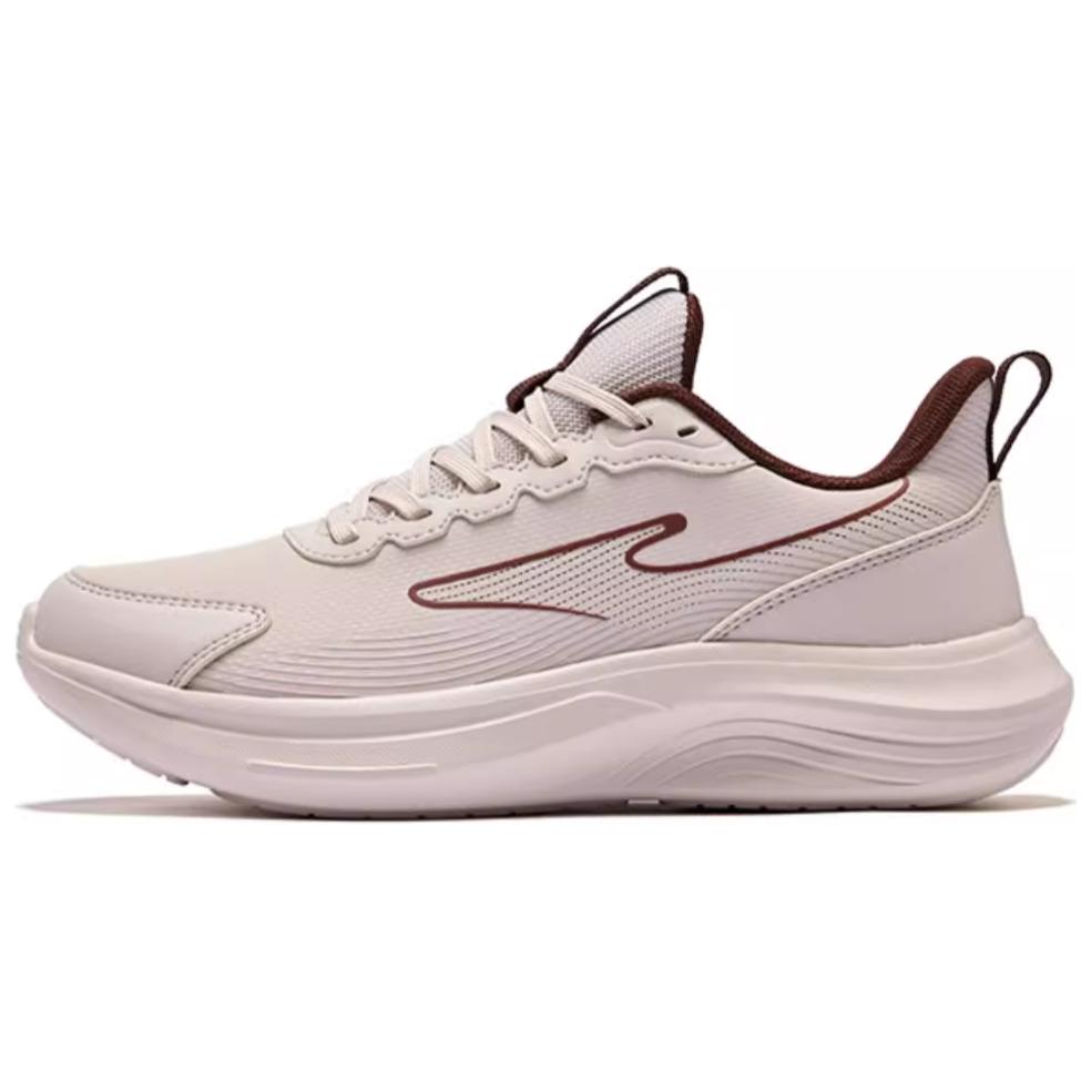 Erke Slip Resistant Abrasion Resistant Low top Running Shoes Women’s Beige Brown