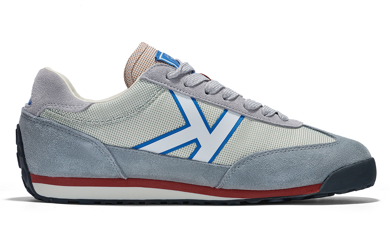 Kappa Slip Resistant Abrasion Resistant Low top Casual Running Shoes Unisex Gray Blue