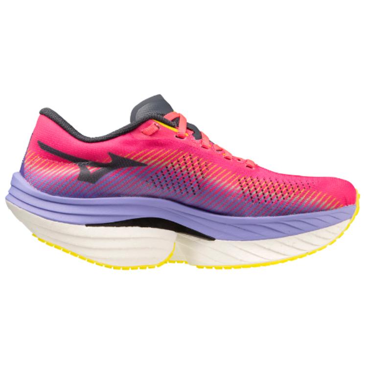 Mizuno WAVE REBELLION PRO Slip Resistant Abrasion Resistant Low top Marathon Running Shoes Women’s Pink Blue
