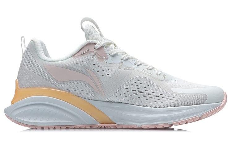 Li Ning Lightweight Low top Running Shoes Women’s White Orange