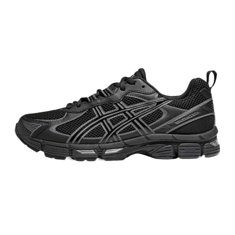 ASICS Gel Exalt 2 Textile, Synthetic Leather Abrasion Resistant Breathable Low top Running Shoes Men's Black