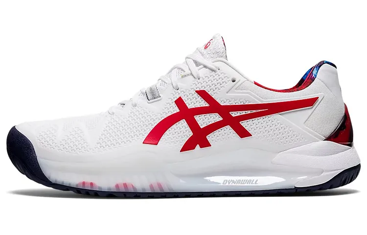 ASICS Gel Resolution 8 Le 'White Classic Red'