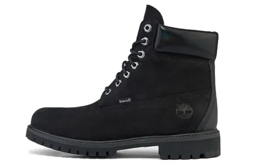 Timberland Premium 6 Inch Waterproof Wide Fit Boot 'Black Nubuck'