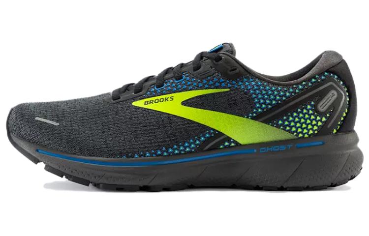 Brooks Brooks Ghost 14 comfortable non-slip wear-resistant low-top running shoes men's black blue green