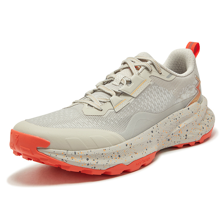 361° Slip Resistant, Abrasion Resistant, Breathable Low top Running Shoes Men’s Gray Orange