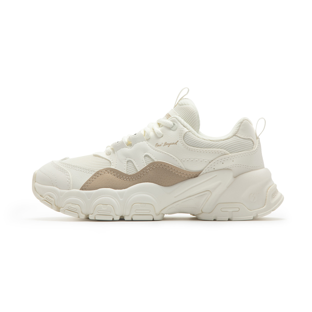 361° Vintage Cushioning Abrasion Resistant Lightweight Low top Running Shoes Women’s White Brown