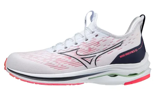 Mizuno Wave Rider Neo 2 Comfortable Textile, Synthetic Leather Slip Resistant, Abrasion Resistant, Breathable Low top