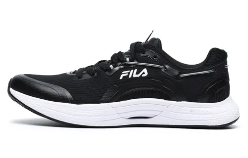 FILA XFT Fabric Cushioning Abrasion Resistant Cushioning, Wear Resistant Low top Running Shoes Men's Black