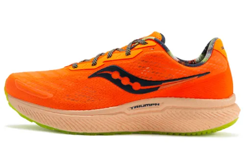 Saucony Triumph 19 Comfortable Fabric Low top Running Shoes Men's Orange