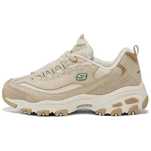 Skechers D'Lites 1.0 Breathable Low top Chunky Sneakers Women's Brown Green