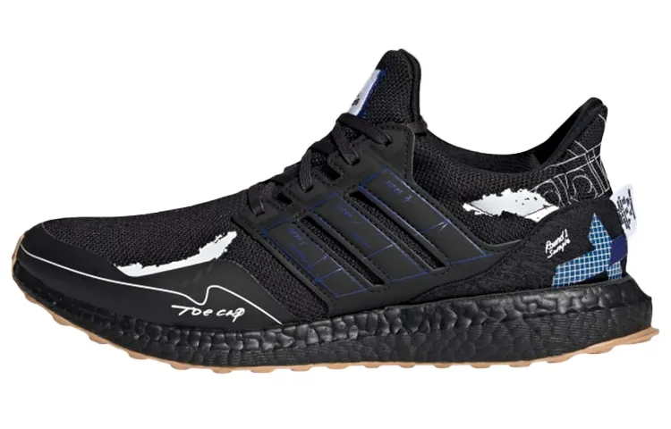 Adidas ULT Fabric Breathable Low top Casual Running Shoes Unisex Black White