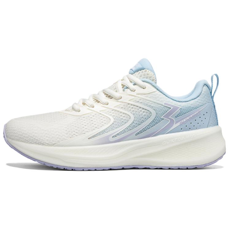 361° Slip Resistant Abrasion Resistant Low top Casual Training Sprint Running Shoes Women’s White Blue