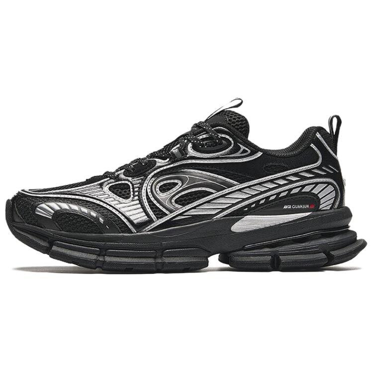 Anta Champion Series AG G01 Slip Resistant Abrasion Resistant Low top Casual Shoes Men’s Black Silver