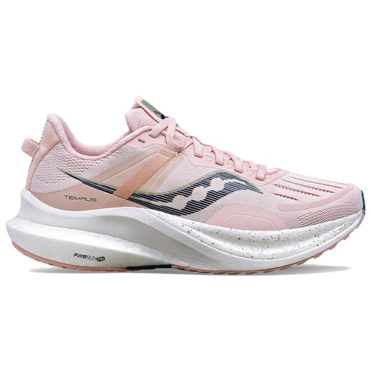 Saucony Tempus TanTu 1 Cushioning Breathable Low top Running Shoes Women’s Pink